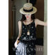 Fanshu light luxury foggy forest 2026 summer new old money relaxed jumpsuit floral with slimming temperament
