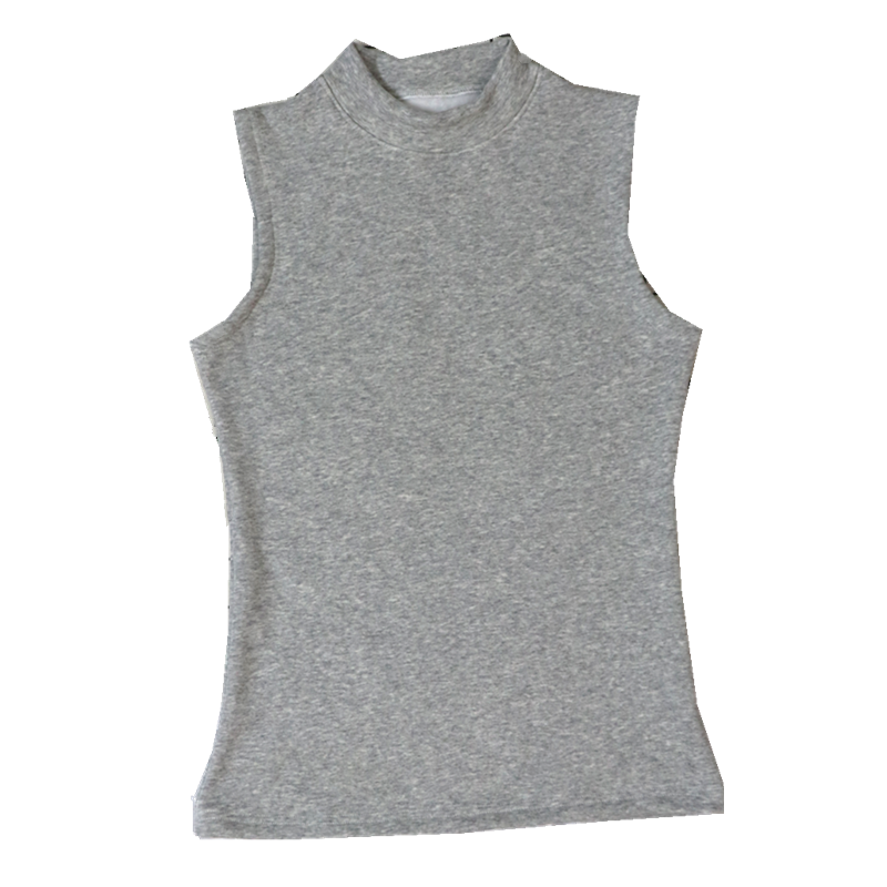 半高领无袖t恤男加绒加厚保暖坎肩上衣秋冬内搭中领立领棉打底衫,淘宝优惠券,粉丝福利购,淘宝优惠卷