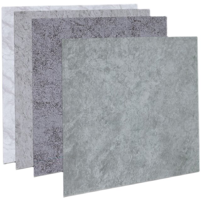 Imitation ceramic tile pvc floor stickers self-adhesive plastic floor leather commercial floor glue clothing store floor renovation wear-resistant floor stickers