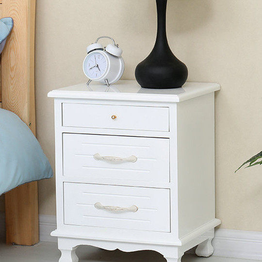Solid wood drawer chest of drawers bedroom bedside table multi-layer