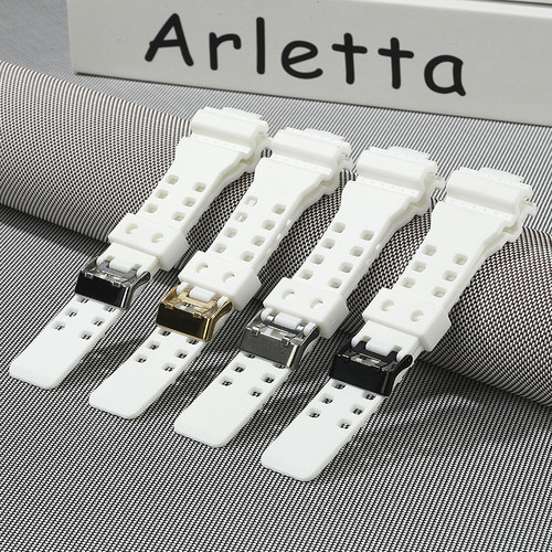 适配表带GA110/G8900/GD120/GA100/GA150/200/300替换卡西欧配件 - 图0