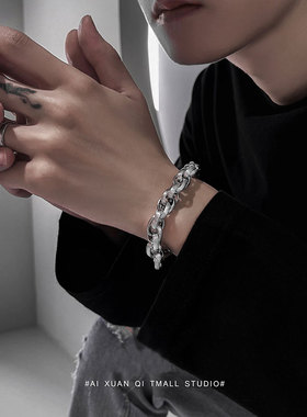 小众男生钛钢简单大方不掉色手链