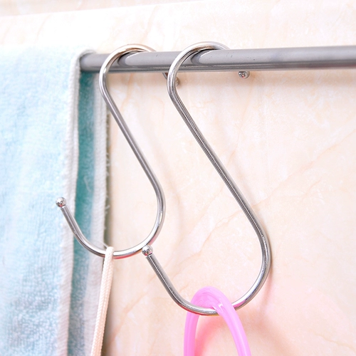 Многофункциональный крюк из нержавеющей стали S -обработка крючка крюк кухонный крючок крючок для ванной комнаты