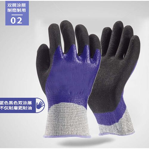 劳保手套防护防割防刺耐磨水产杀鱼抓螃蟹工地干活防刺防撕裂手套 - 图2