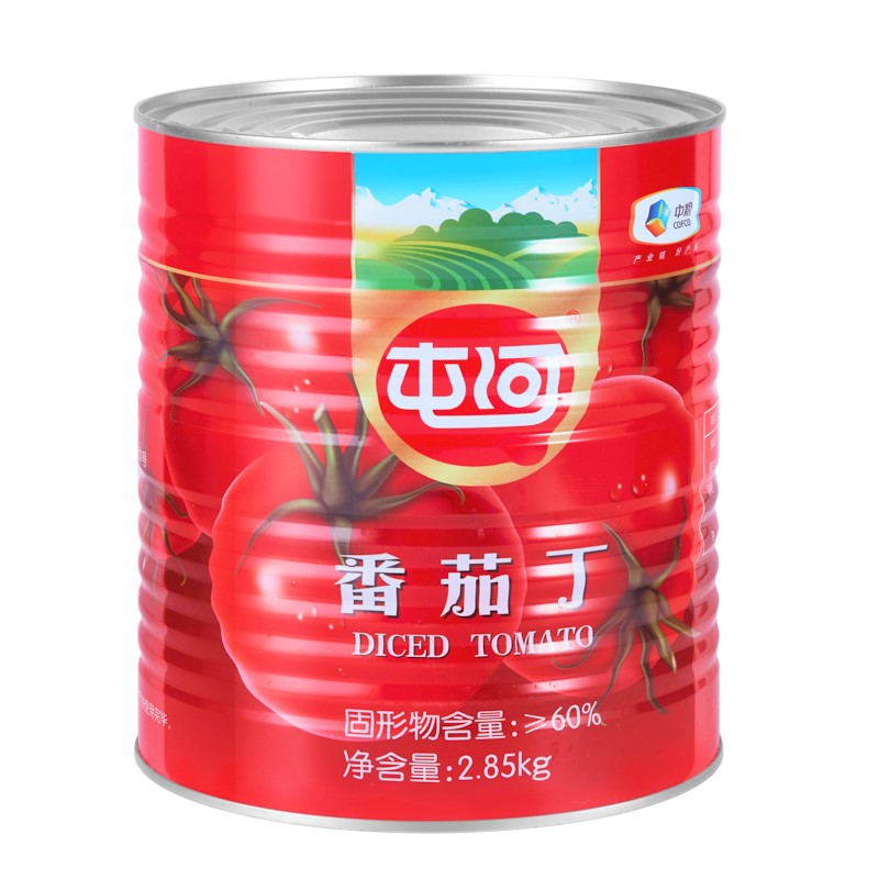 中粮屯河番茄丁2.85kg*6罐蔬菜罐头食品酱类炒菜调料调味品整箱 - 图3