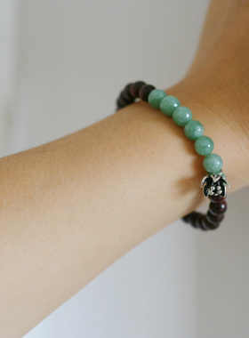 原创文艺小叶紫檀木手串