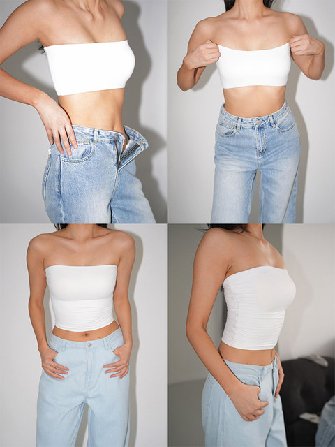 Fashionable and versatile small tube top, comfortable and breathable