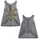Grunge punk grunge rock style Shibuya hot girl lace bronzing sequins personalized sleeveless vest for women