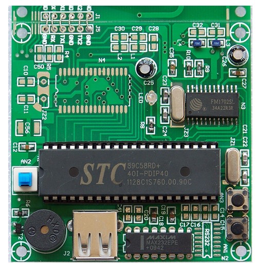 RFID-13.56MHZ学习/开发板（可读、可写）型号：AYX-FM1702SL-图2