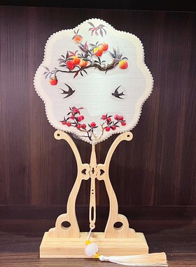 教师节礼物蚕丝扇成品礼物定制