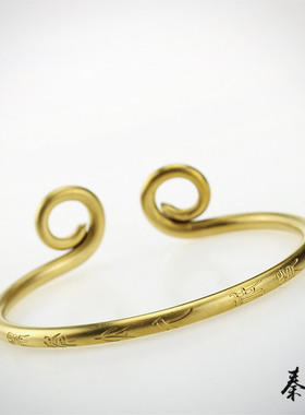 原创大圣孙悟空钛钢金银色手镯