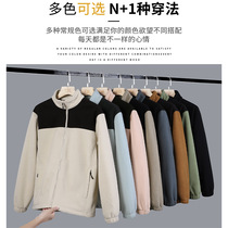 2023 new collage velvet jacket North Department Breathable Warm Rocking Grain Jacket Woman Glint thickened Assault Clothing Liner