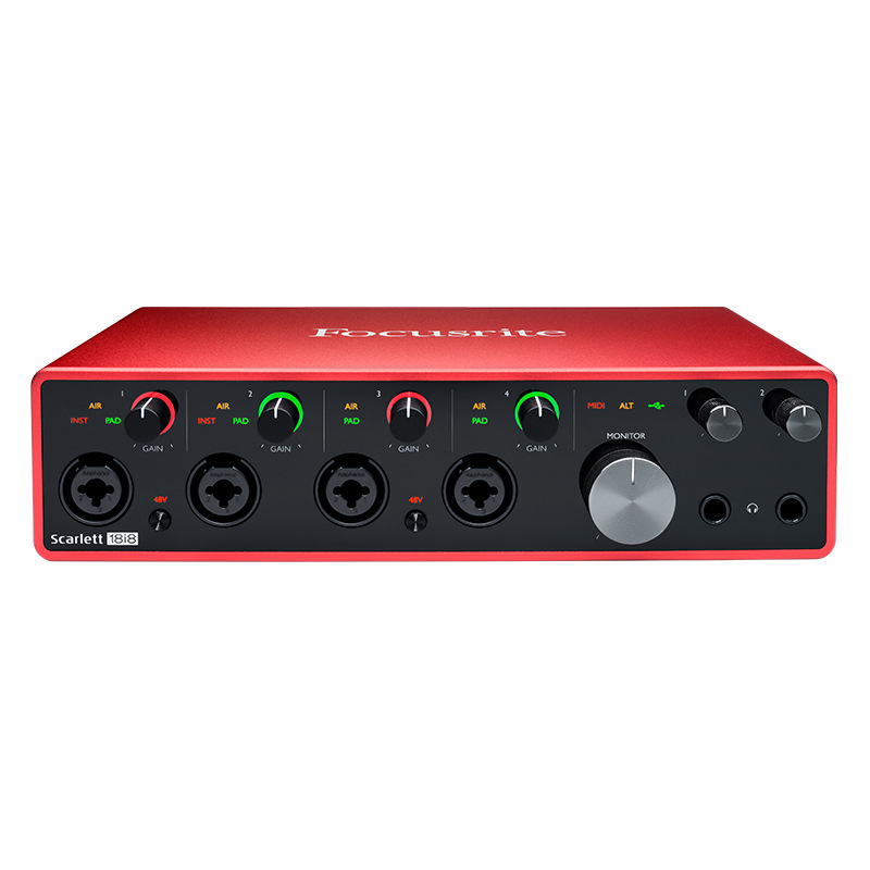 福克斯特Focusrite Scarlett 18i8三代外置编曲录音声卡音频接口 - 图3