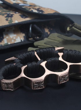 手撑子小指环指虎四指拳套戒指拳击扣车载破窗求生工具防身武器男