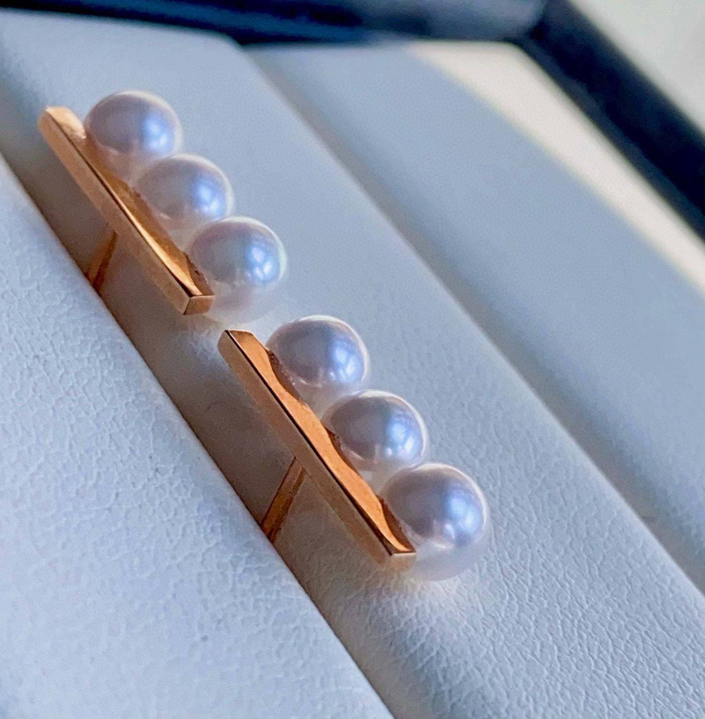 平衡款耳钉，加厚18K玫瑰金，正圆无瑕akoya5-6mm,淘宝优惠券,粉丝福利购,淘宝优惠卷