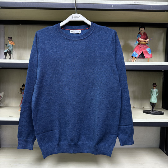 班尼路新款男装圆领秋冬韩潮版舒适保暖套头针织毛衣88105201