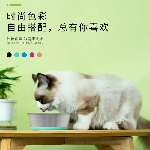 Houp Dog Bowl Bown Basin Большая собака не стекло из нержавеющей стали для собачьей чаши для пищевой миски для любимой пищевой корм для собак бассейн против оборота
