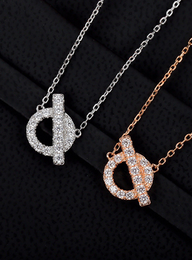 简单大气的莫桑钻石圆环手链