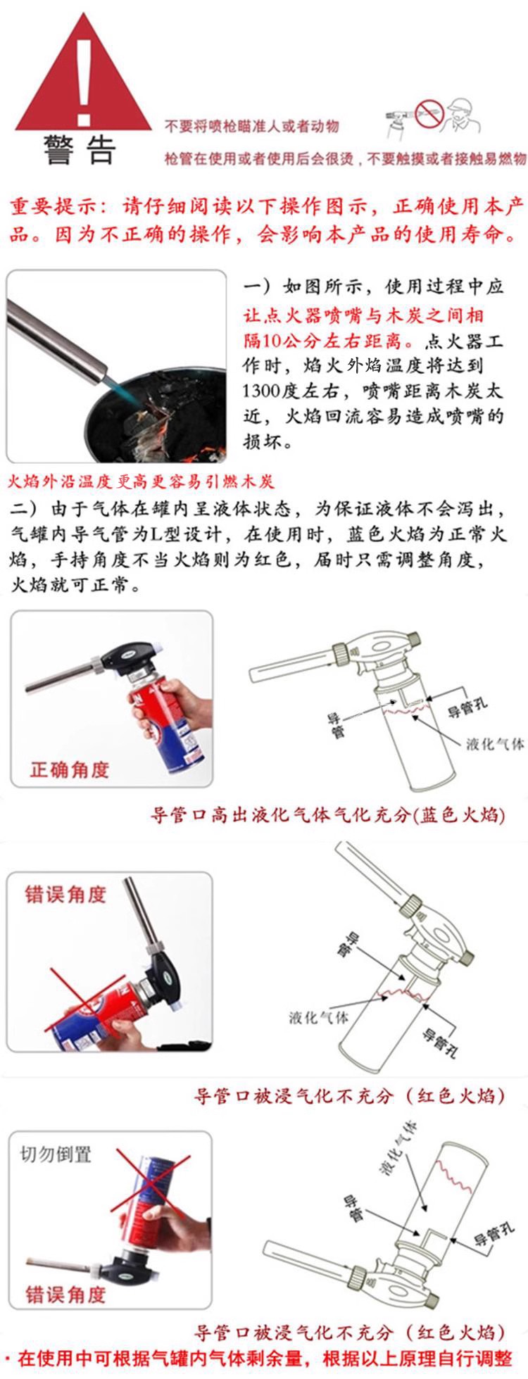 喷火枪FLAME gun 930便携式户外点火烧猪毛金戒指焊接-图0