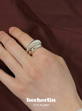 HERHERLIN小众纯银小三角戒指