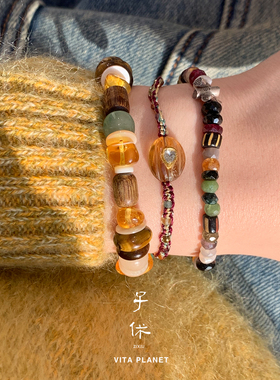 ZIXIU子休沉香手链天然石手饰