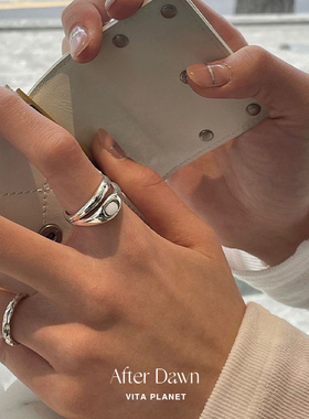 AfterDawn925纯银石英石戒指