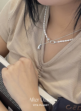 韩国设计师AfterDawn珍珠项链