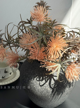 韩系简约杏秋菊仿真花