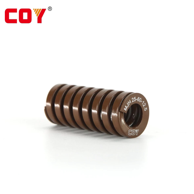 茶色棕色 进口合金钢模具弹簧矩形扁线日标压簧耐高温TB 极重负荷