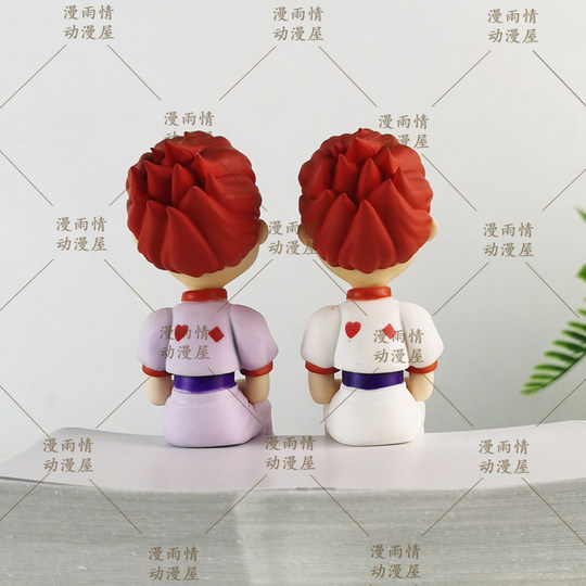 全职猎人压泡面包子脸西索手办模型坐姿摆件全涂装模玩动漫周边