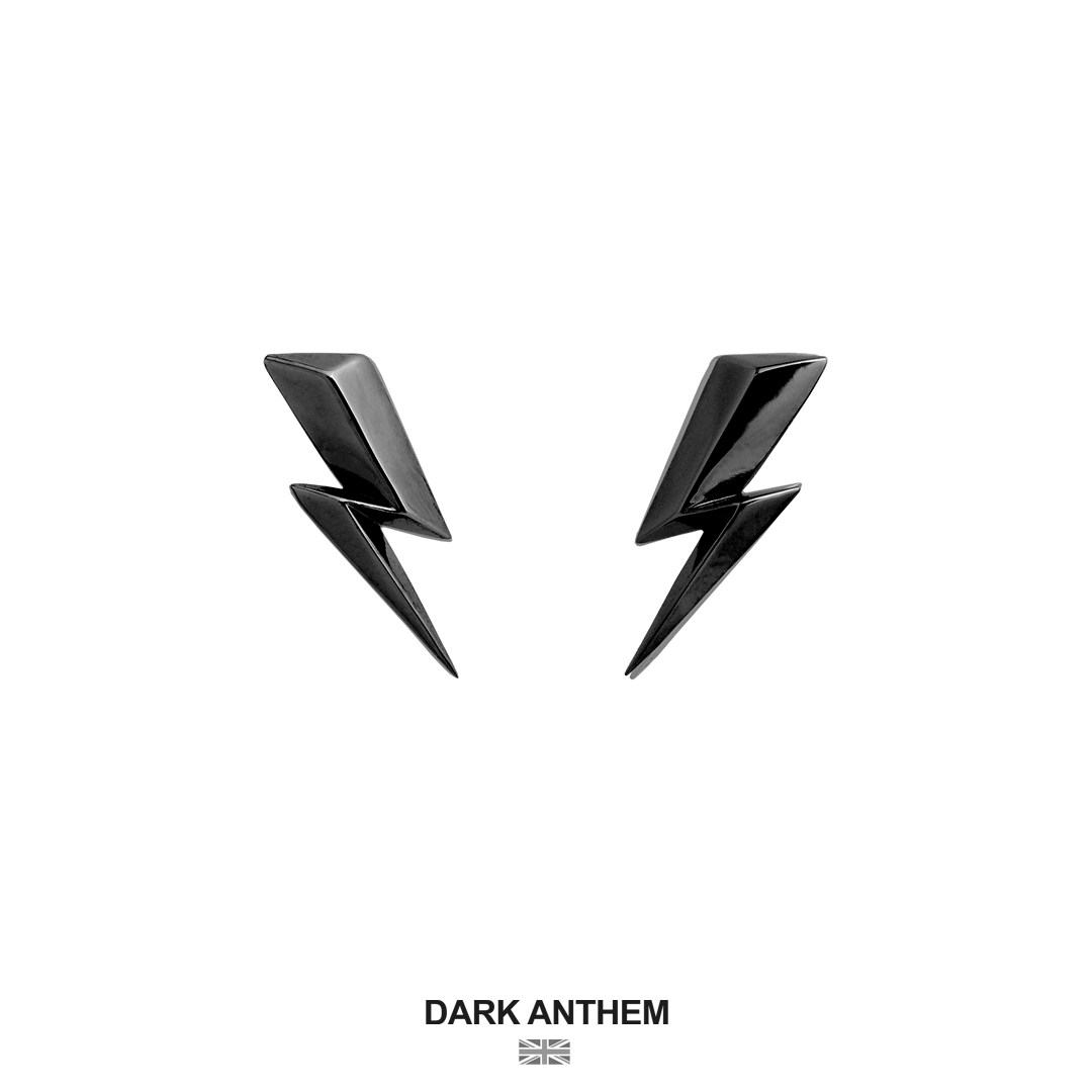 英国dark anthem重音/闪电耳钉 DARK ANTHEM重音品牌店耳钉