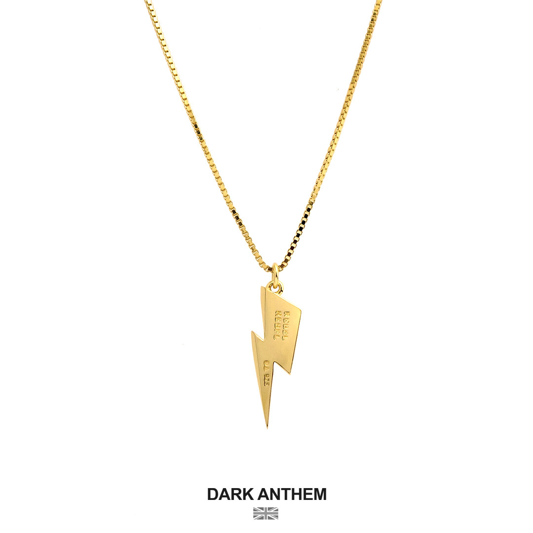 英国dark anthem重音/金闪电项链 DARK ANTHEM重音品牌店项链
