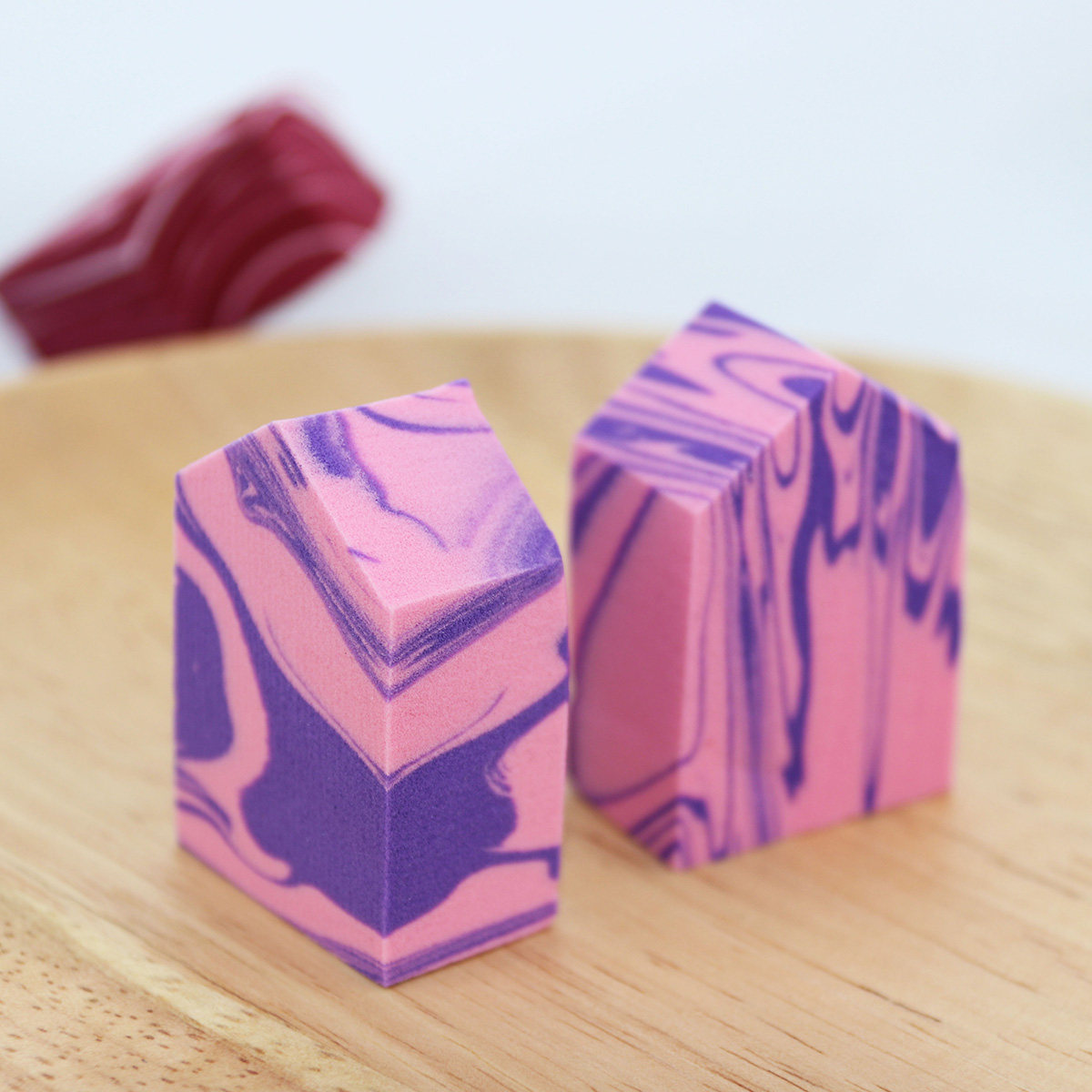 12个小房子粉扑五角长方形海绵干湿两用美容美妆蛋不吃粉化妆工具,淘宝优惠券,粉丝福利购,淘宝优惠卷