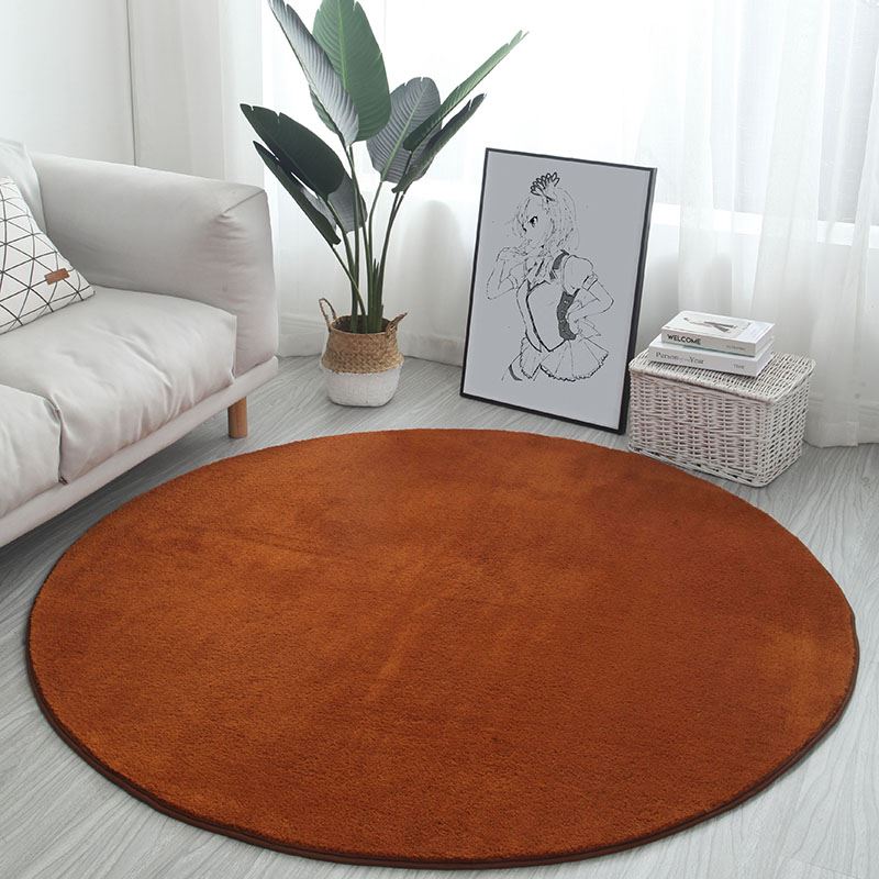 Round Fluffy Area Rug for Bedroom Soft Shaggy Carpet Circle - 图3