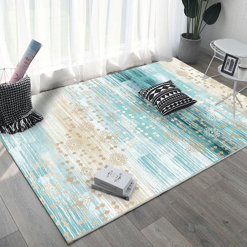 European abstract carpet living room decoration big mat rug - 图0