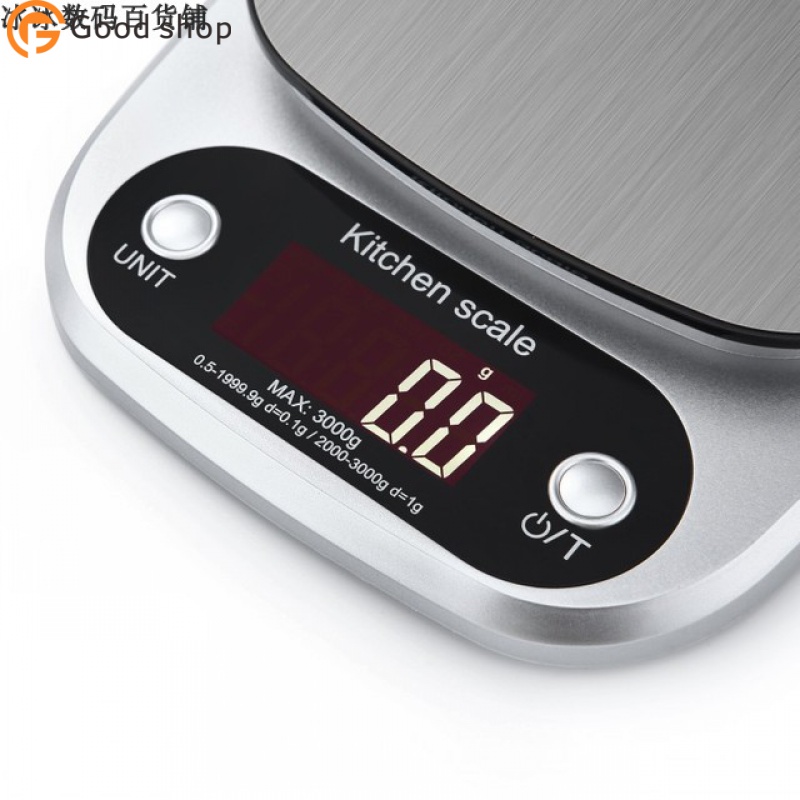 Stainless steel kitchen scale Baking scale Electronic scale - 图0