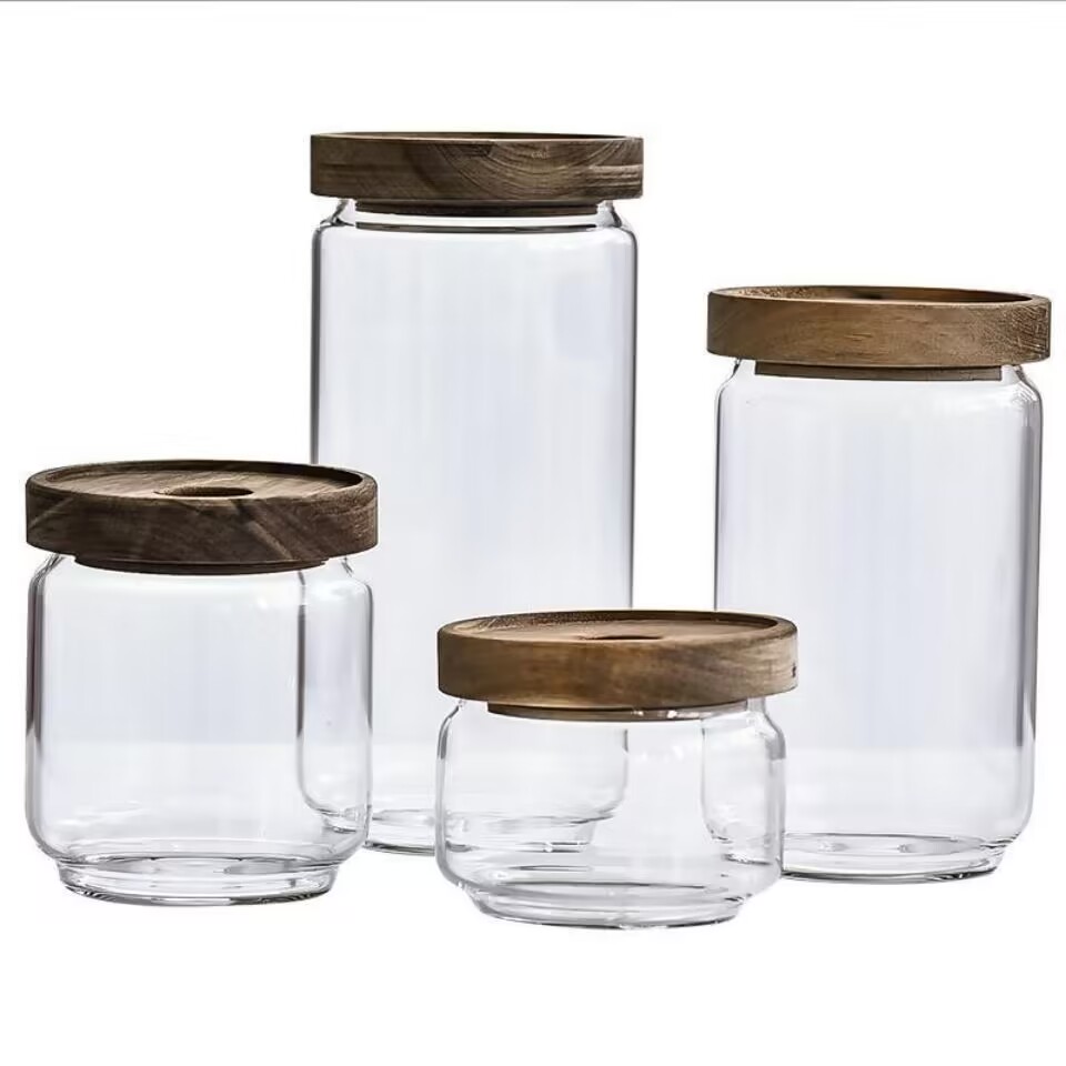 sealed glass tea canister food container coffee storage tank - 图3