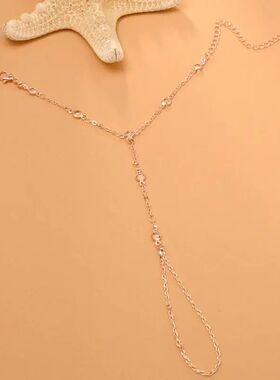 Ligh Luxury Round Rhinesone Bracele for Women Simple Fine Br
