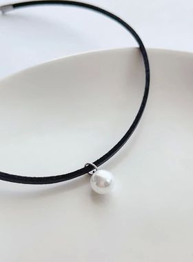 Sweet and cute simple everything artificial pearl pendant bl
