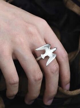 Hot Selling Bird Retro Simple Fashion Ring Creative Angel Wi