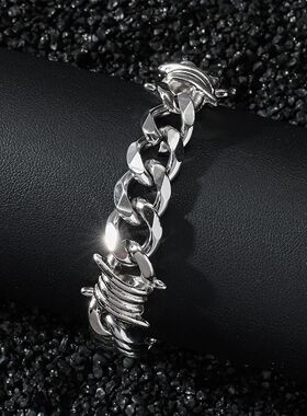 Fashion hip-hop style stainless steel splicing INS set stain