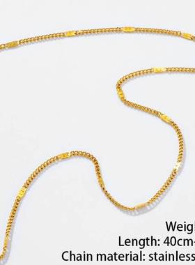 Chains Necklace for Women Stainless Steel Link Woman's Slim