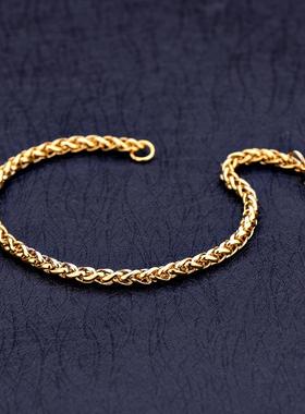 New Stainless Steel Plated Gold Keel Chain Bracelet Fashion
