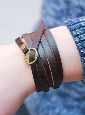 Kirykle Vintage Bohemian style jewelery multilayer wrap ge