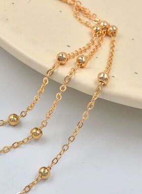 Fashion Metal Beaded Anklet Bracelets for Women Exquisite Mu