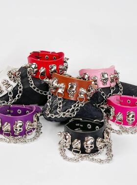 Couple Fashion Personaliy  Punk Exaggeraion Rock music Skele