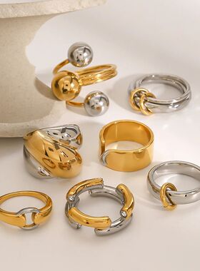 European American Color Matching Stainless Steel Ring High-g