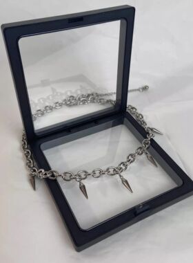 Unisex Punk Rive Bracele for Men Women Hip Hop Tianium Seel