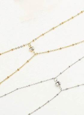 Double Layer Bead Ladies Waist Belly Chain Piercing Jewelry