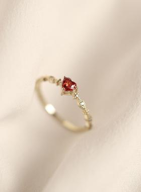 New Fashion Heart Rings Shiny Cubic Zirconia Finger Ring Gir